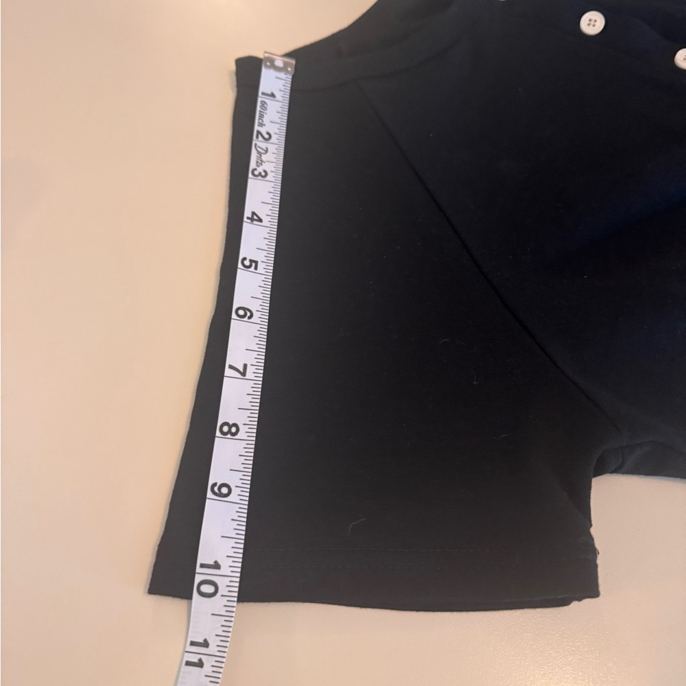Automet Black 3button tee size Med, NWOT - Picture 4 of 5